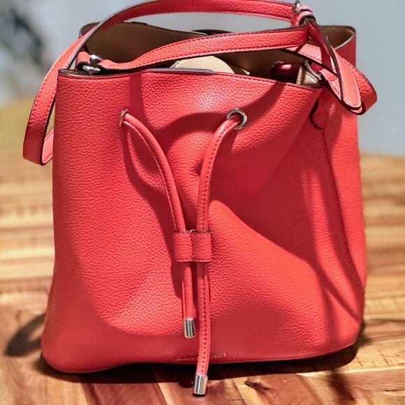 Calvin Klein Handbags - Calvin Klein Vibrant Coral Shoulder Bag